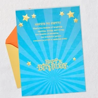 Here's to Fifty 50th Birthday Card for only USD 5.99 | Hallmark