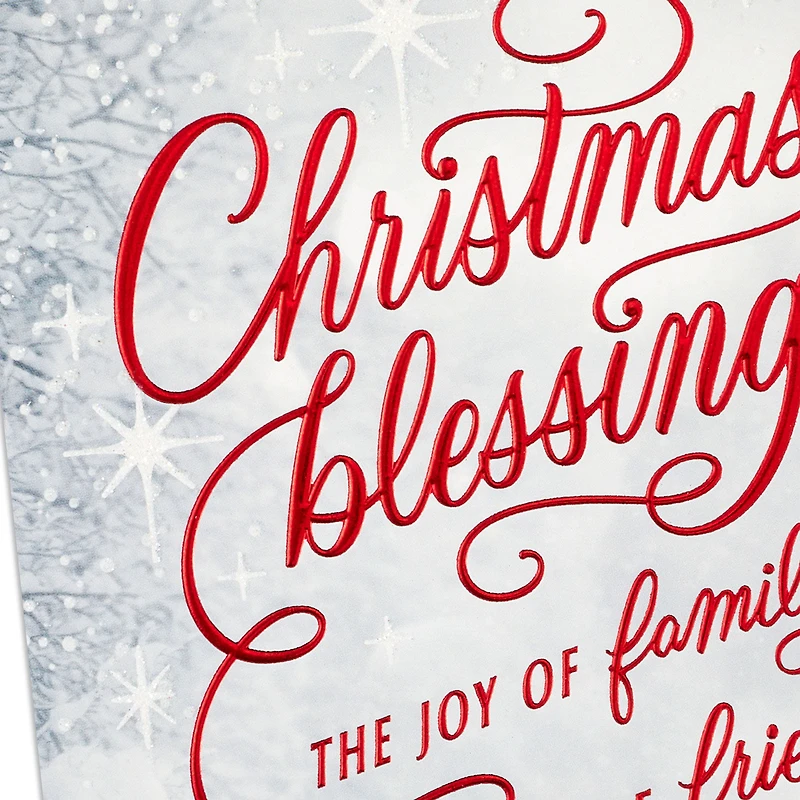Red Script and Snowy Evergreens Boxed Christmas Cards, Pack of 16 for only USD 15.49 | Hallmark