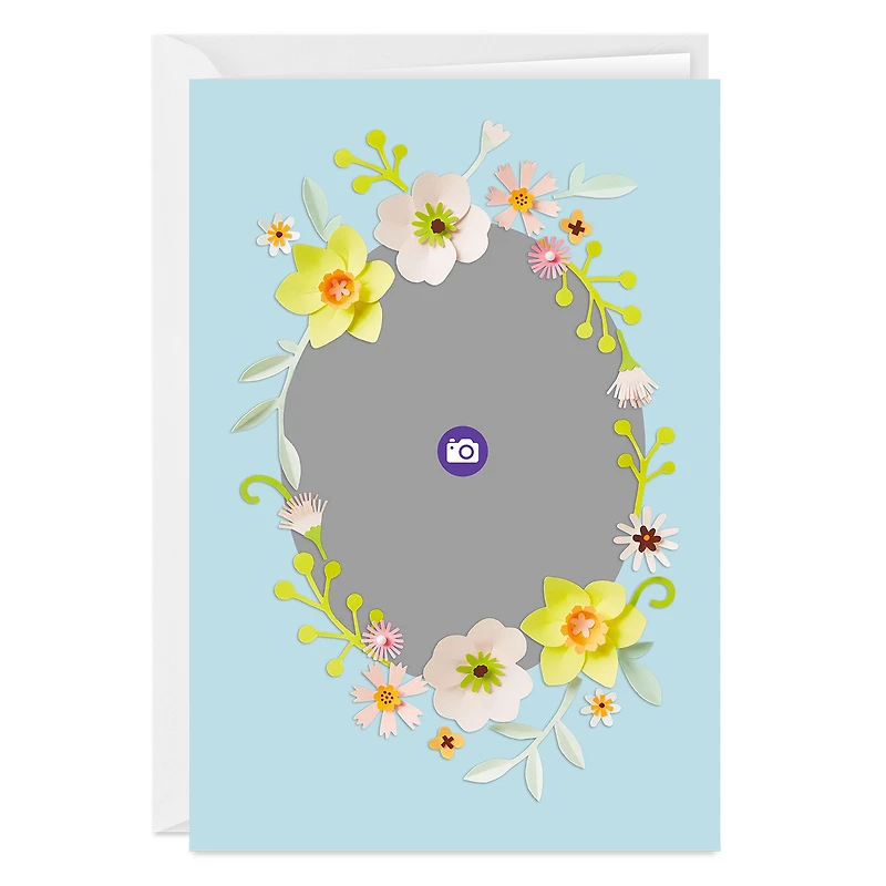 Floral Oval Frame Custom Easter Card for only USD 4.99 | Hallmark