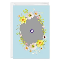 Floral Oval Frame Custom Easter Card for only USD 4.99 | Hallmark