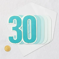 Many More Good Years Ahead 3D Pop-Up 30th Birthday Card for only USD 5.99 | Hallmark