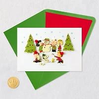 Peanuts® Charlie Brown and Friends Fun and Frosty Christmas Card for only USD 8.59 | Hallmark