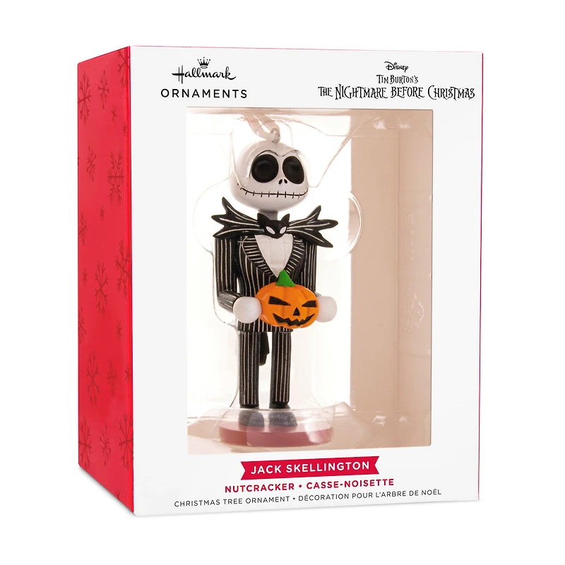 Disney Tim Burton's The Nightmare Before Christmas Jack Skellington Nutcracker Hallmark Ornament for only USD 14.99 | Hallmark