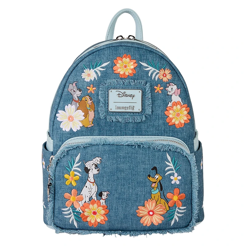 Loungefly Disney Dogs and Cats Denim Mini Backpack for only USD 80.00 | Hallmark