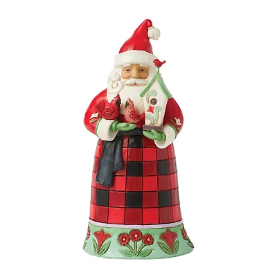 Jim Shore Heartwood Creek Santa Holding Birdhouse and Birds Figurine, 6.5" for only USD 49.99 | Hallmark