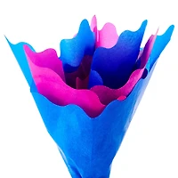 Fuchsia and Bright Blue Wavy-Edged 2-Pack Tissue Paper, 4 sheets total for only USD 2.79 | Hallmark