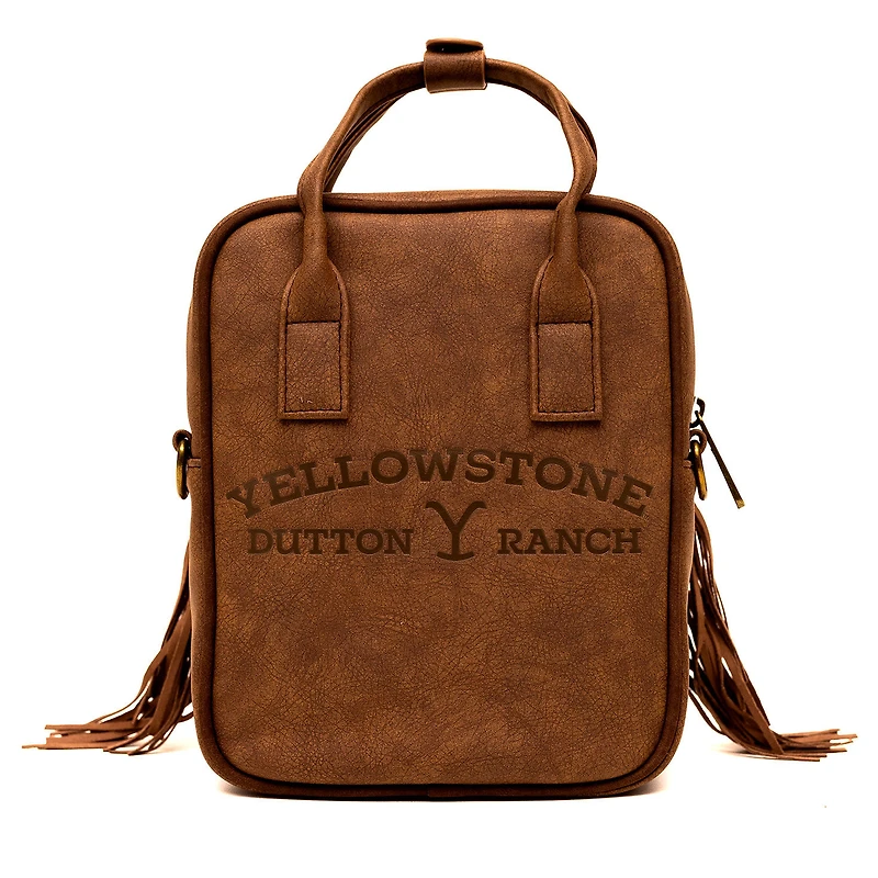 Buckle-Down Yellowstone Dutton Ranch Faux Cowhide Crossbody Bag for only USD 50.00 | Hallmark