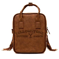 Buckle-Down Yellowstone Dutton Ranch Faux Cowhide Crossbody Bag for only USD 50.00 | Hallmark