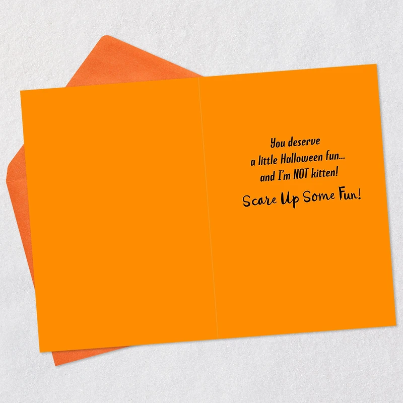 Scare Up Some Fun Black Cat Bat Halloween Card for only USD 0.99 | Hallmark