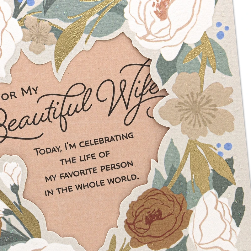 Celebrating My Favorite Person Religious Birthday Card for Wife for only USD 5.59 | Hallmark