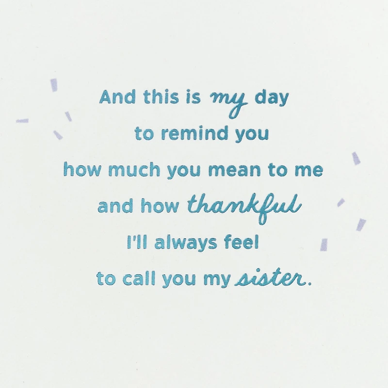 This Is Your Day Heart Balloon Confetti Shaker Birthday Card for Sister for only USD 7.99 | Hallmark