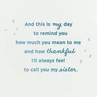 This Is Your Day Heart Balloon Confetti Shaker Birthday Card for Sister for only USD 7.99 | Hallmark