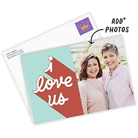 Personalized I Love Us Love Photo Card for only USD 4.99 | Hallmark