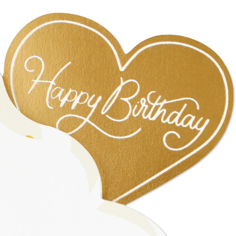 Love to Love You Cupcake With Heart Honeycomb 3D Pop-Up Romantic Birthday Card for only USD 6.99 | Hallmark