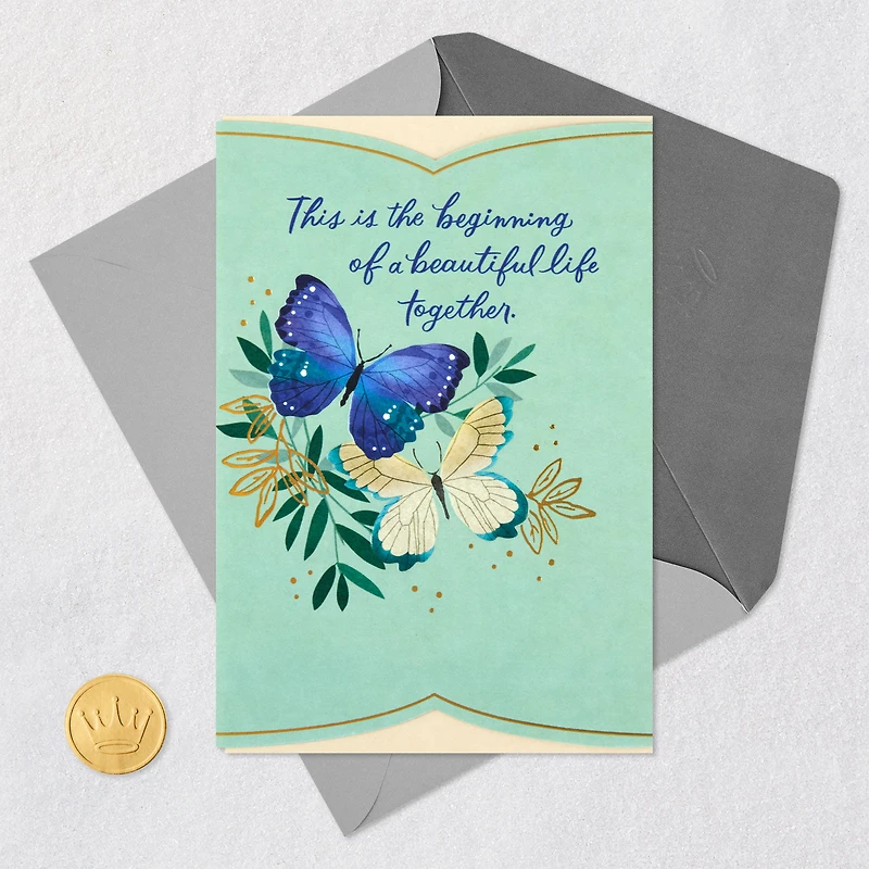 The Beginning of a Beautiful Life Together Wedding Card for only USD 4.99 | Hallmark