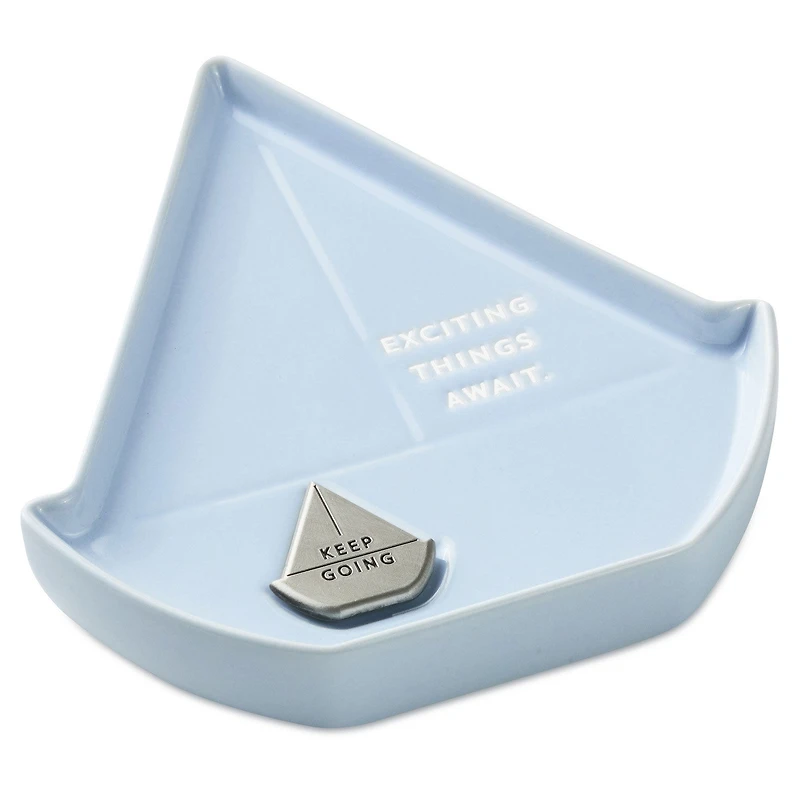 Sailboat-Shaped Trinket Dish With Token for only USD 28.99 | Hallmark