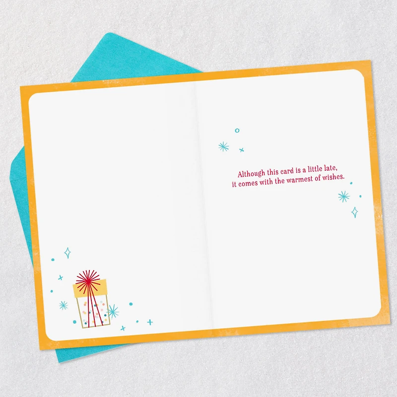 Warmest Wishes Belated Birthday Card for only USD 2.50 | Hallmark
