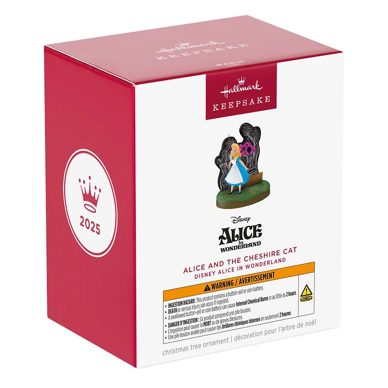 Disney Alice in Wonderland and the Cheshire Cat Ornament With Light for only USD 33.99 | Hallmark