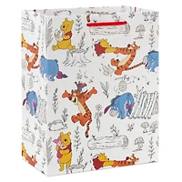9.6" Disney Winnie the Pooh Friends Together Medium Gift Bag for only USD 3.49 | Hallmark