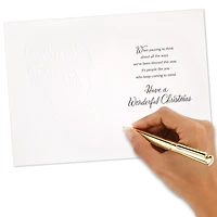Red Script and Snowy Evergreens Boxed Christmas Cards, Pack of 16 for only USD 15.49 | Hallmark