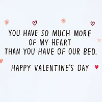 Bed Zones Funny Romantic Valentine's Day Card for only USD 4.49 | Hallmark