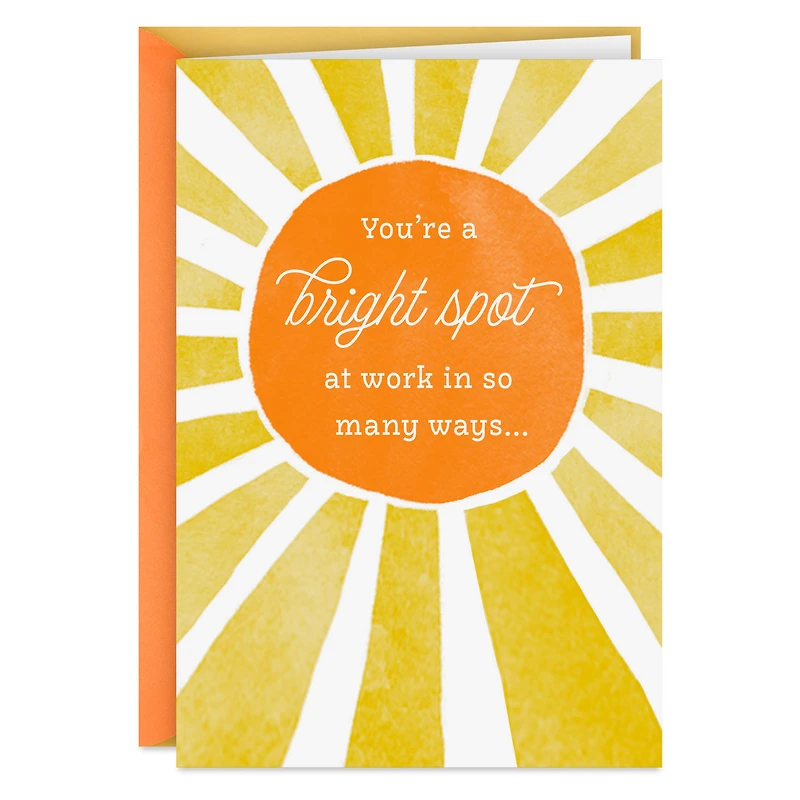 You're a Bright Spot at Work Administrative Professionals Day Card for only USD 2.99 | Hallmark