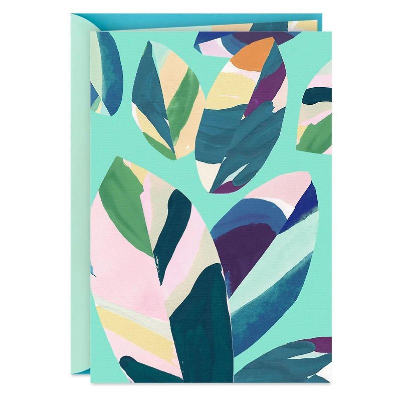 Watercolor Leaves Blank Card for only USD 3.99 | Hallmark