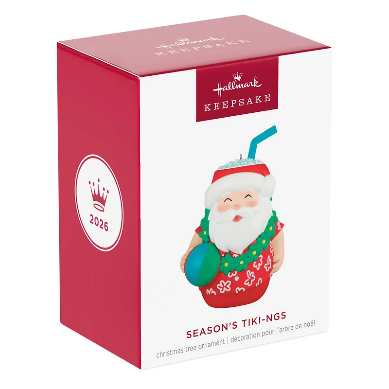 Seasons Tiki-ngs Santa Ornament for only USD 22.99 | Hallmark