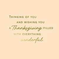 A Day Filled With Everything Wonderful Thanksgiving Card for only USD 2.99 | Hallmark