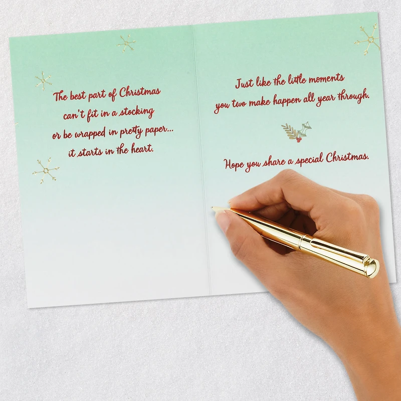 Two Stockings Christmas Card for Daughter and Son-in-Law for only USD 4.99 | Hallmark