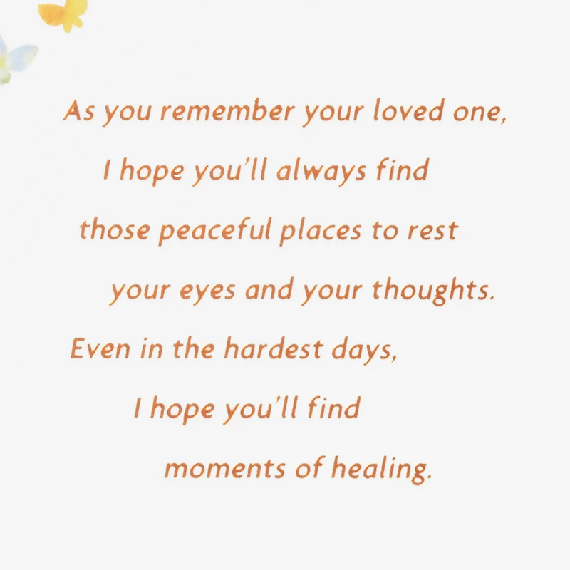 Wishing You Peace and Healing Sympathy Card for only USD 7.99 | Hallmark