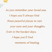 Wishing You Peace and Healing Sympathy Card for only USD 7.99 | Hallmark