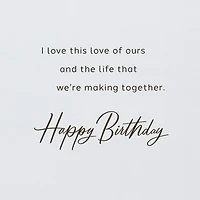 I Love Our Life Together Birthday Card for Husband for only USD 5.99 | Hallmark