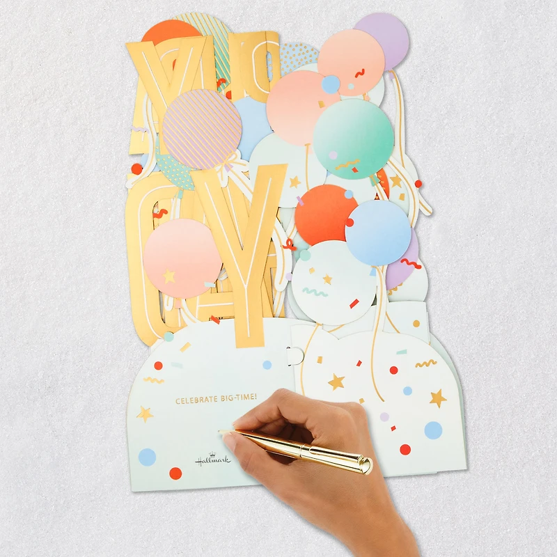 12.38" Jumbo Celebrate Big-Time 3D Pop-Up Birthday Card for only USD 9.99 | Hallmark