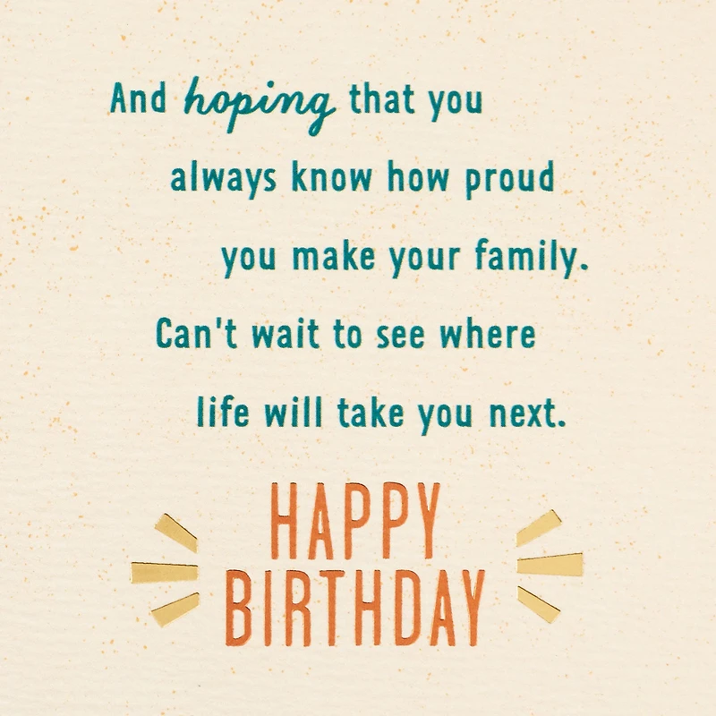 New Adventures and Happiness Ahead 16th Birthday Card for Grandson for only USD 5.59 | Hallmark