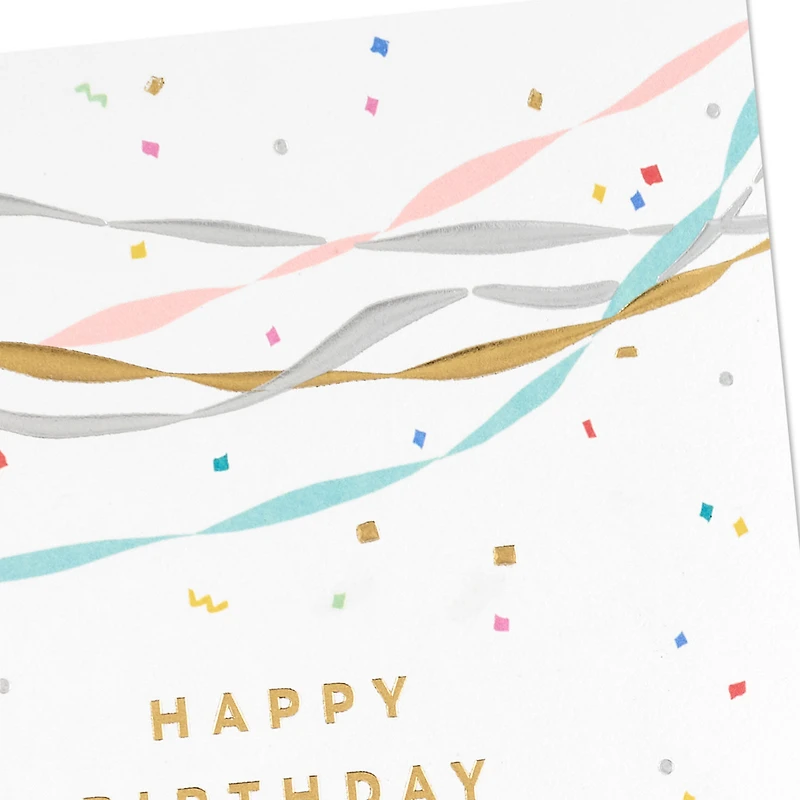 Party Streamers and Confetti Blank Birthday Card for only USD 5.99 | Hallmark