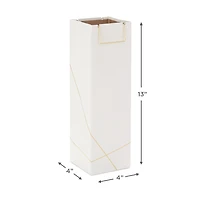 13" Gold Lines on Black Wine Gift Bag for only USD 5.99 | Hallmark