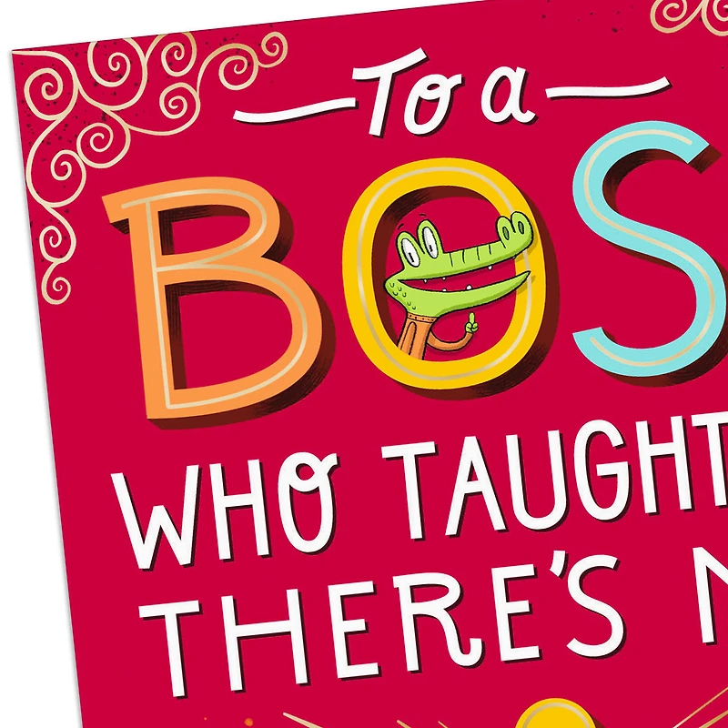 There's No "I" in Team Funny Boss's Day Card for only USD 3.99 | Hallmark