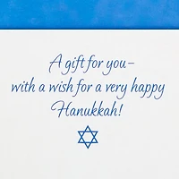A Gift For You Money Holder Hanukkah Card for only USD 2.99 | Hallmark