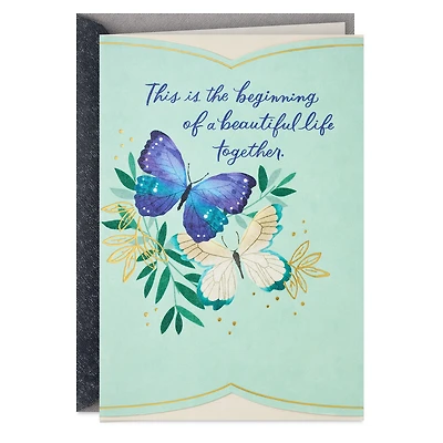The Beginning of a Beautiful Life Together Wedding Card for only USD 5.59 | Hallmark
