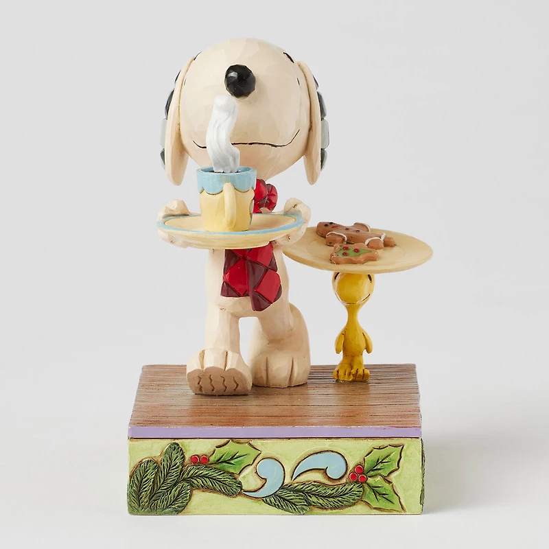 Jim Shore Peanuts Snoopy and Woodstock Cookies for Santa Figurine, 5" for only USD 52.99 | Hallmark