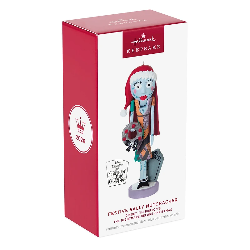 Disney Tim Burton's The Nightmare Before Christmas Festive Sally Nutcracker Ornament for only USD 31.99 | Hallmark