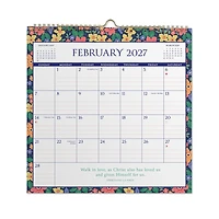 Bright Floral 2027 Inspirational 12-Month Mini Wall Calendar, 7x7 for only USD 8.99 | Hallmark