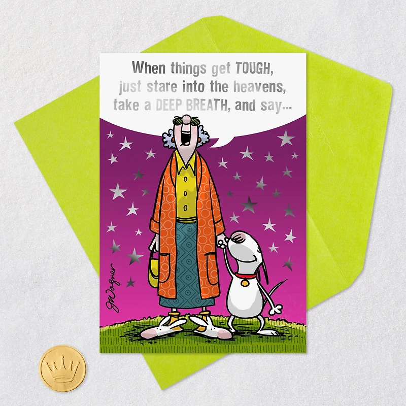 Maxine™ Give Me a #!@* Break Funny Encouragement Card for only USD 4.49 | Hallmark