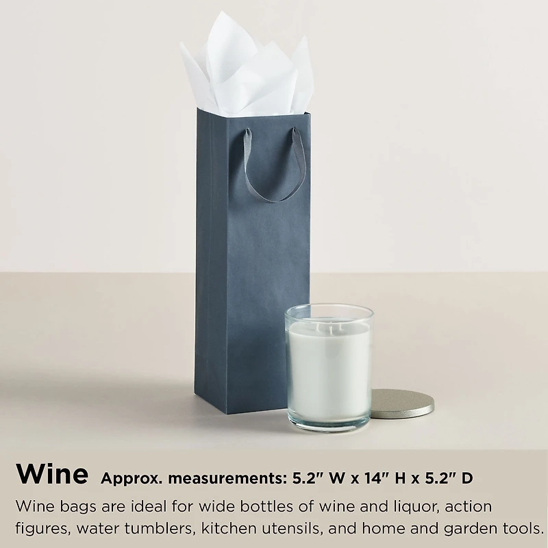 13" Solid Pink Wine Gift Bag for only USD 3.49 | Hallmark