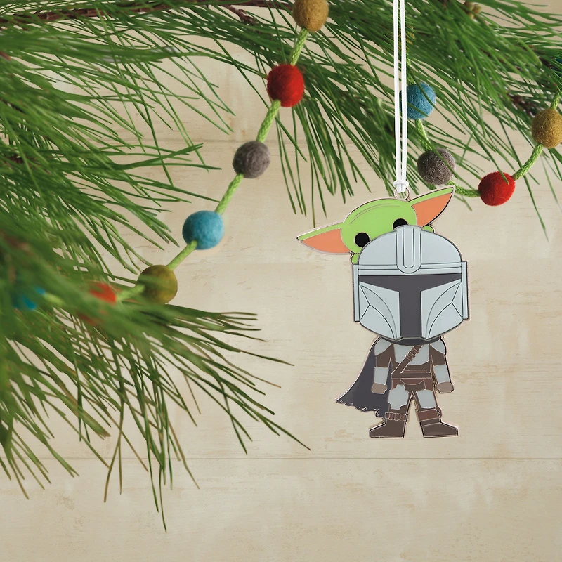 Star Wars: The Mandalorian™ and Grogu™ Metal With Dimension Hallmark Ornament for only USD 5.99 | Hallmark