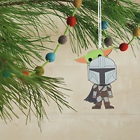 Star Wars: The Mandalorian™ and Grogu™ Metal With Dimension Hallmark Ornament for only USD 5.99 | Hallmark