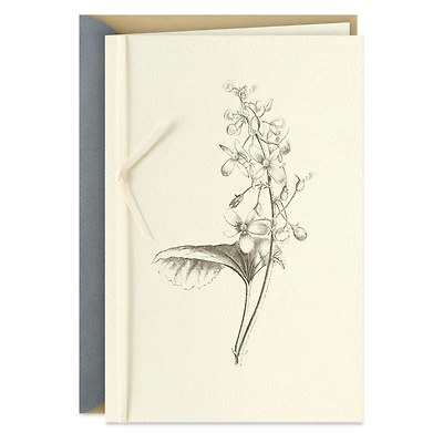Black-and-White Botanical Drawing Blank Card for only USD 6.99 | Hallmark