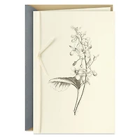 Black-and-White Botanical Drawing Blank Card for only USD 6.99 | Hallmark