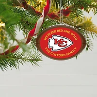 NFL Kansas City Chiefs Football Personalized Ornament, Custom Text for only USD 30.99 | Hallmark